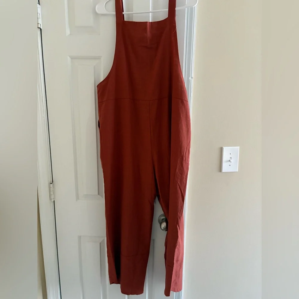 Rust Red Overalls - Picture 3 of 4